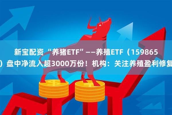 新宝配资 “养猪ETF”——养殖ETF（159865）盘中净流入超3000万份！机构：关注养殖盈利修复