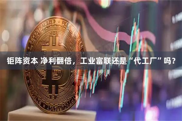 钜阵资本 净利翻倍，工业富联还是“代工厂”吗？